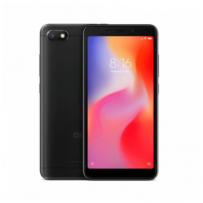 картинка Смартфон Xiaomi Redmi 6A 2Gb 16Gb Black Global от магазина КомпьютерЦентр