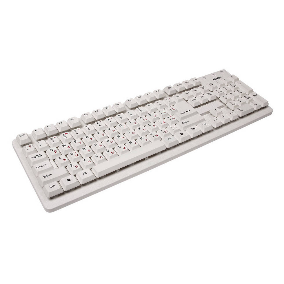 картинка Клавиатура Sven Standard 301 White (SV-03100301UW) от магазина КомпьютерЦентр