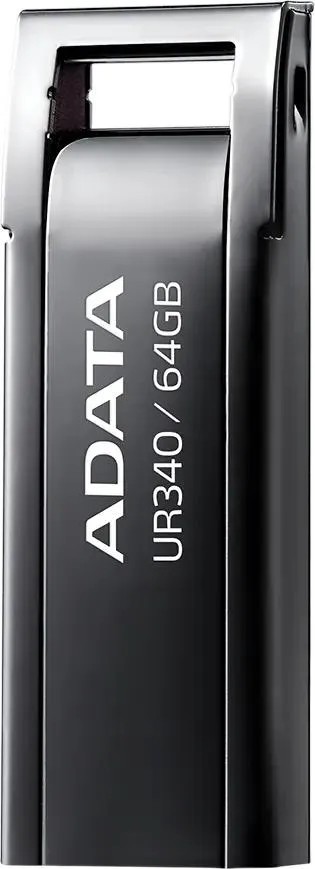 картинка USB3.2 накопитель 64Gb A-Data UR340 AROY Black (AROY-UR340-64GBK) от магазина КомпьютерЦентр