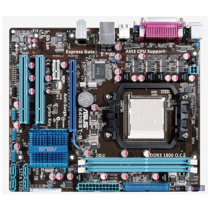 картинка Материнская плата Asus M4N68T (M4N68T) от магазина КомпьютерЦентр