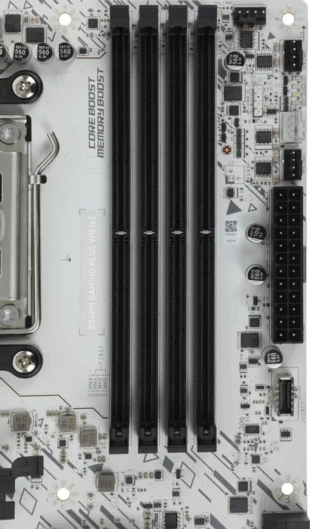 картинка Материнская плата MSI B840M GAMING PLUS WIFI6E Socket AM5 AMD B840 4xDDR5 mATX AC`97 8ch(7.1) 2.5Gg от магазина КомпьютерЦентр