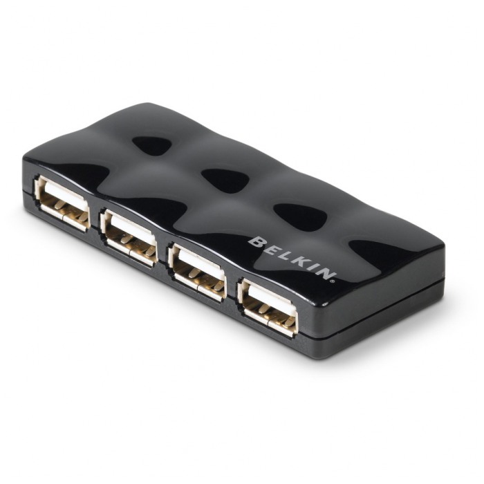 картинка HUB USB Belkin Mobil Hub 7-port Black (F5U701PERBLK) от магазина КомпьютерЦентр
