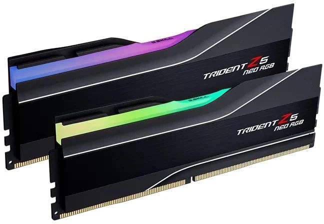 картинка DIMM DDR5 128Gb (2x64Gb) 6000 МГц PC5-48000 Trident Z5 Neo RGB (F5-6000J3644D64GX2-TZ5NR) от магазина КомпьютерЦентр