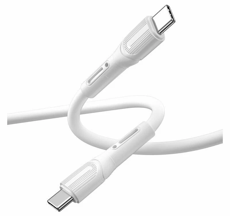 картинка Кабель Type-C WIWU X9 Type-C to Type-C Armor C005 100W White от магазина КомпьютерЦентр