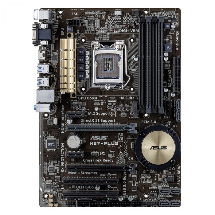 картинка Материнская плата Asus H97-PLUS (H95-PLUS) от магазина КомпьютерЦентр