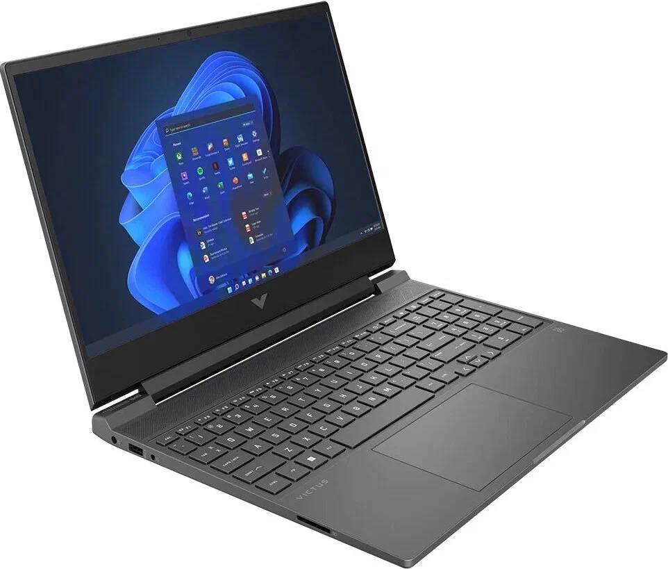 картинка Ноутбук HP Victus 15-fa0025nr 15.6'' FHD LED (1920x1080)/  Core i5 12500H (12 cores)/  8Gb/  512Gb SSD/  GF RTX 3050 4Gb/  Win 11 Home/  70Wh/  Black (6E0L0UA) от магазина КомпьютерЦентр