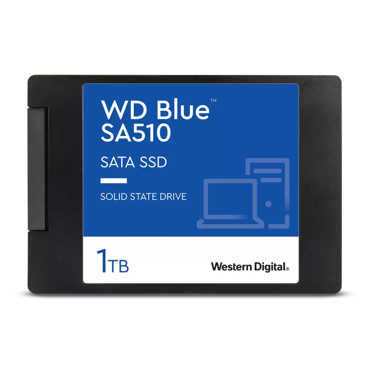 картинка SSD накопитель 1 Тб 2.5'' WesternDigital WD Blue SA510 SATA III (WDS100T3B0A) от магазина КомпьютерЦентр