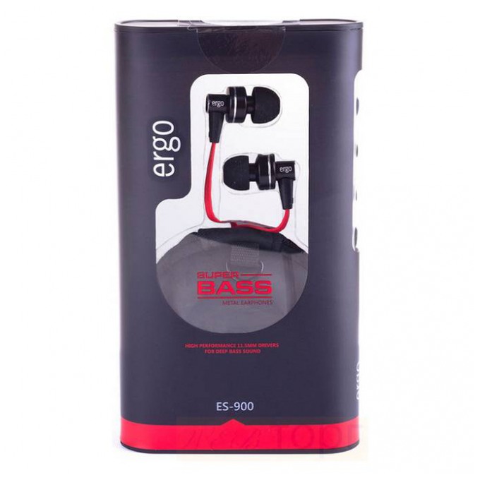картинка Наушники Ergo ES-900 Black (5966606) от магазина КомпьютерЦентр