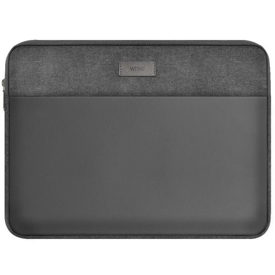 картинка Чехол для ноутбука WIWU Minimalist Laptop Sleeve for MacBook 16'' Gray (QB/ T1333-2018) от магазина КомпьютерЦентр
