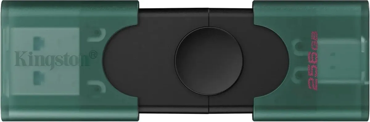 картинка USB3.0 накопитель 256Gb Kingston DataTraveler Duo G2 (DTDEG2/ 256GB) USB3.0 зеленый/ черный от магазина КомпьютерЦентр