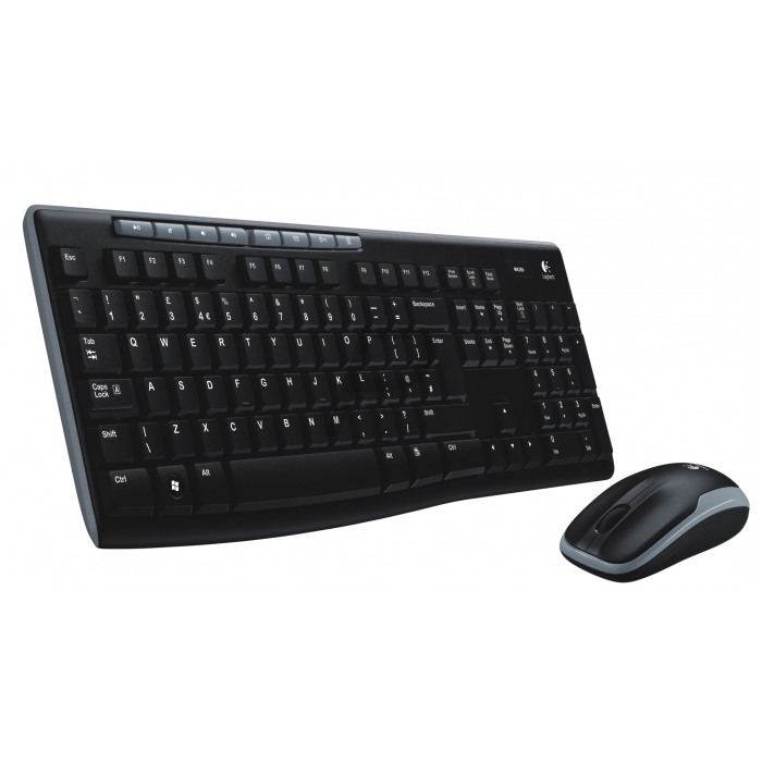 картинка Клавиатура+мышь Logitech Combo MK260 Wireless Black (920-003011) от магазина КомпьютерЦентр