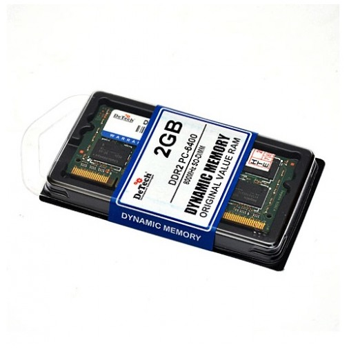 картинка Оперативная память DeTech SO-DIMM DDR2 2Gb 800MHz PC2-6400 от магазина КомпьютерЦентр