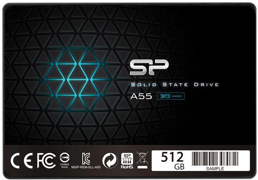 картинка SSD накопитель 512Gb 2.5'' SiliconPower Ace A55 SATAIII (SP512GBSS3A55S25) от магазина КомпьютерЦентр