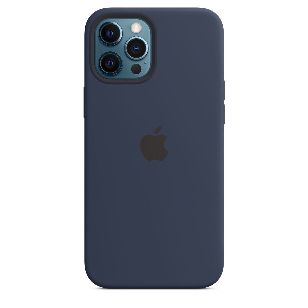 картинка Чехол Apple Silicone Case Simple for iPhone 12/  12 Pro Deep Navy от магазина КомпьютерЦентр