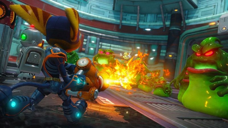 картинка Игра Ratchet & Clank (Хиты PlayStation) (PlayStation 4, Русская версия) от магазина КомпьютерЦентр