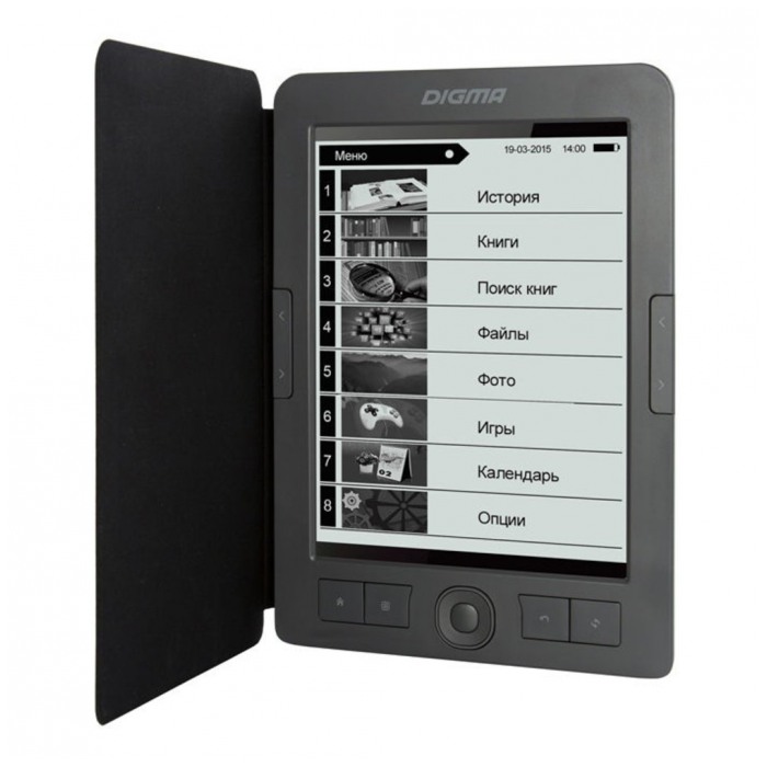 картинка Электронная книга Digma E656 Dark Gray (E656-C) от магазина КомпьютерЦентр