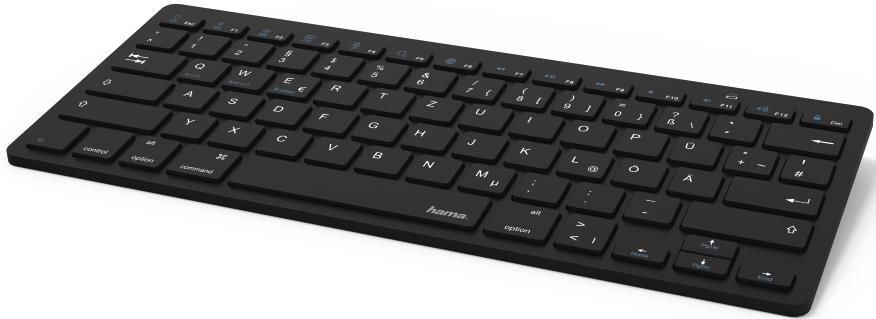 картинка Клавиатура Hama KEY4ALL Black BT Slim Multimedia for notebook (R1182582) от магазина КомпьютерЦентр