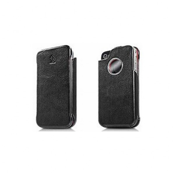 картинка Чехол Capdase Capparel Protective Case Forme Black/Red for iPhone 4/4S (CPIH4-1019) от магазина КомпьютерЦентр