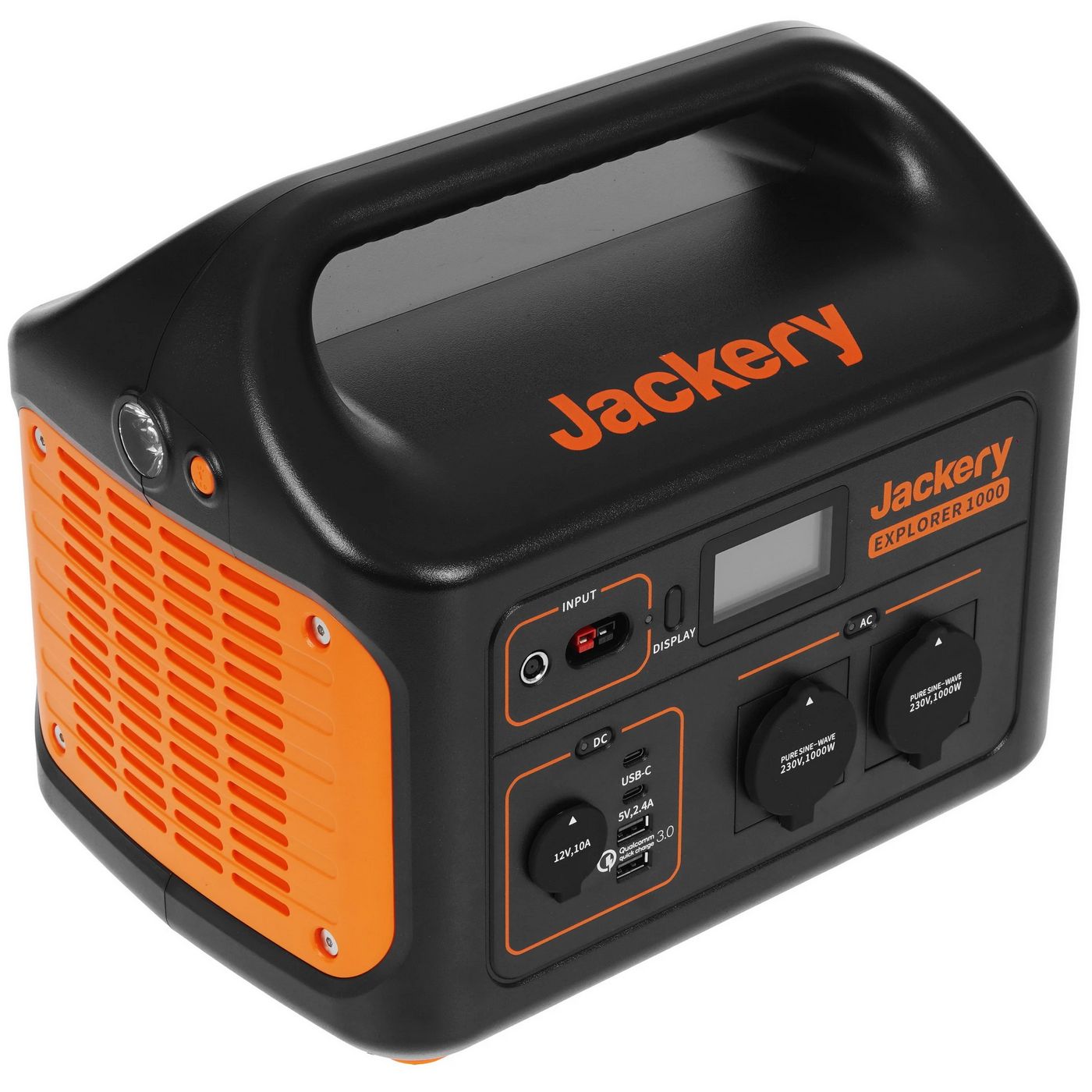 картинка Зарядная станция Jackery 46398 mAh 2000W/  2xUSB-A +2xUSB-C/  QC 3.0/  LCD / БЗУ-нет/  пластик+металл/  Черный (70-1000-EUO001) от магазина КомпьютерЦентр