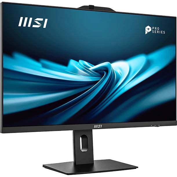 картинка Моноблок MSI Pro AP272P 14M AiO 27'' FHD (1920x1080) IPS AG Non-touch/  Core i3-14100 (3.5)/  8Gb/  512GB SSD/  Intel UHD/  WiFi/  BT/  cam/  NoOS/  Black (9S6-AF8321-807) от магазина КомпьютерЦентр
