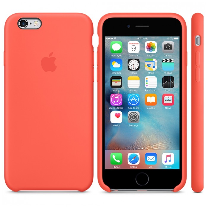 картинка Чехол Apple Silicone Case for iPhone 6/ 6S Apricot от магазина КомпьютерЦентр