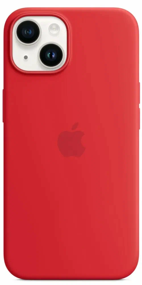 картинка Чехол Silicone case Full with MagSafe (Animation) for iPhone 14, Red от магазина КомпьютерЦентр