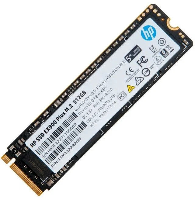 картинка SSD накопитель 512Gb HP EX900 Plus Series (35M33AA) от магазина КомпьютерЦентр