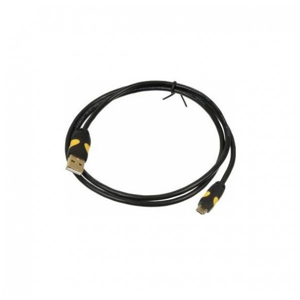 картинка Кабель Behpex USB 2.0 A->Micro b 0.75 м Gold Plated, 2A, Smooth Connector от магазина КомпьютерЦентр