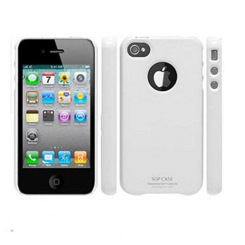картинка Чехол SGP Ultra Thin Air Pastel Series Infinity White for iPhone 4/ 4S (SGP08384) от магазина КомпьютерЦентр