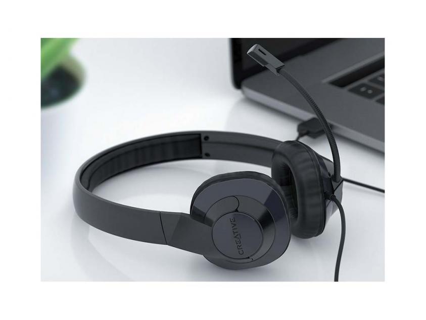картинка Гарнитура Creative HS-720 V2 Black Накладные (51EF0960AA000) от магазина КомпьютерЦентр