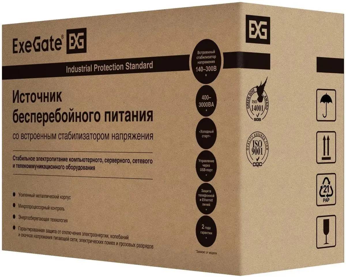 картинка ИБП ExeGate EP285487RUS SpecialPro Smart LLB-1000.LCD.AVR.EURO.RJ 1000VA/ 650W, LCD, AVR, 4 евророзетки, RJ45/ 11, Black от магазина КомпьютерЦентр