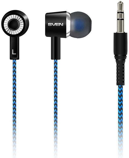 картинка Наушники Sven E-106 Black/ Blue (SV-015398) от магазина КомпьютерЦентр