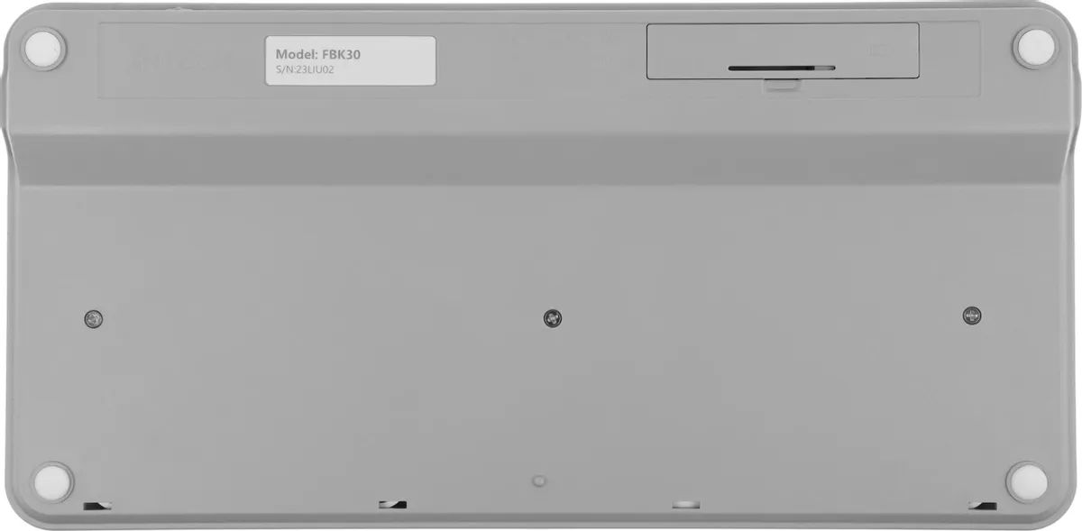 картинка Клавиатура A4Tech Fstyler FBK30 White USB беспроводная BT/ Radio slim Multimedia (FBK30) от магазина КомпьютерЦентр