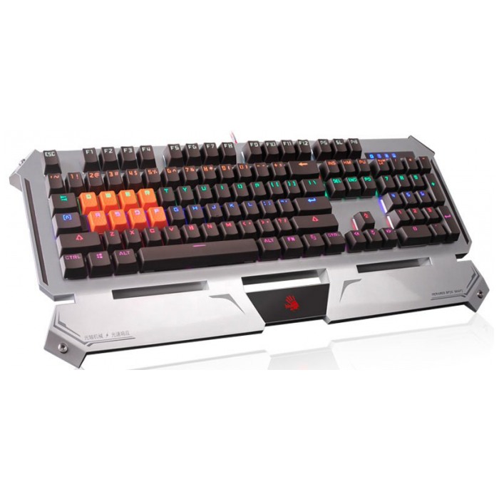 картинка Клавиатура A4tech Bloody B740A Gamer LED, Silver/ Black USB (B740A) от магазина КомпьютерЦентр