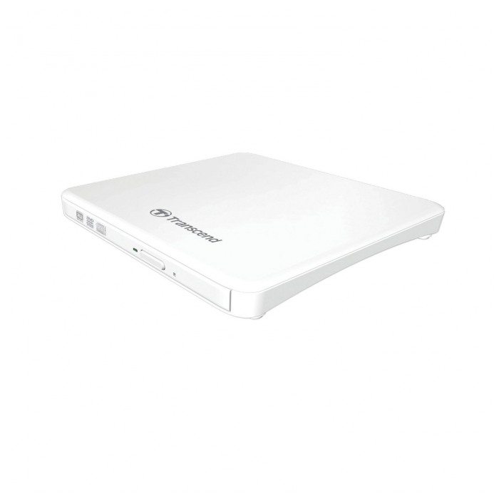 картинка Привод внешний Transcend Ultra Slim USB White (TS8XDVDS-W) от магазина КомпьютерЦентр