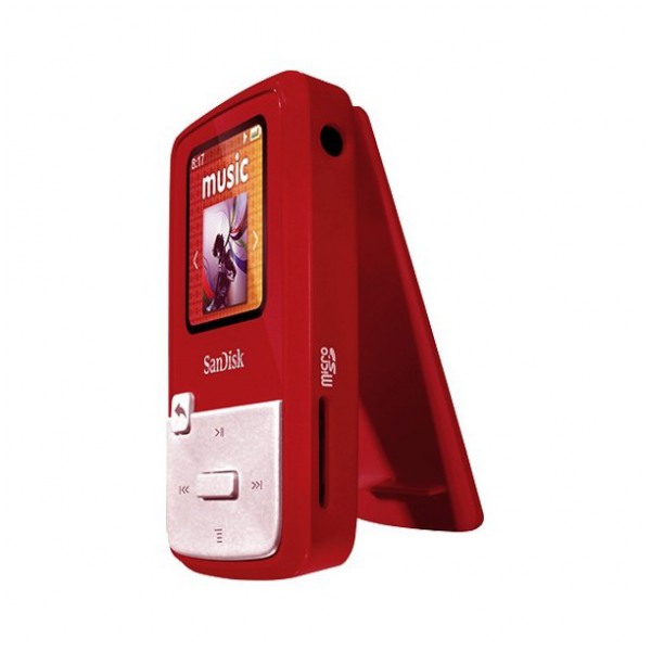 картинка Плеер MP3 SanDisk 4Gb Sansa Clip Zip Red (SDMX22-004G-E46R) от магазина КомпьютерЦентр