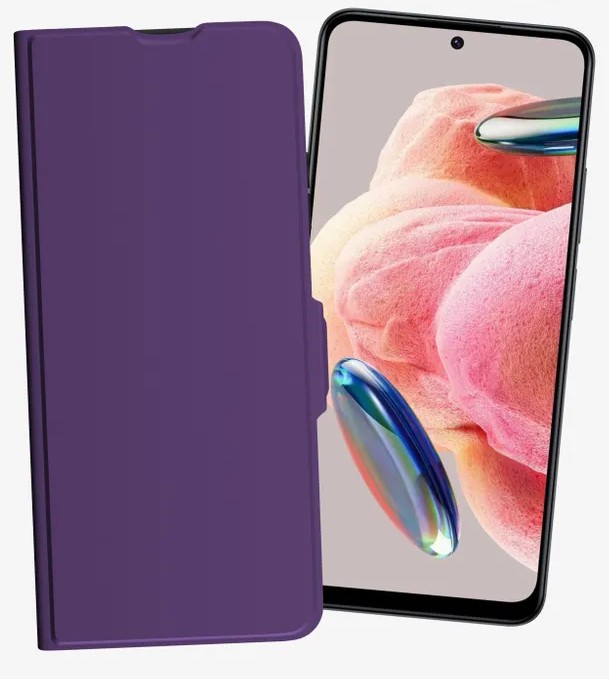 картинка Чехол-книжка для Redmi Note 12 фиолетовый от магазина КомпьютерЦентр