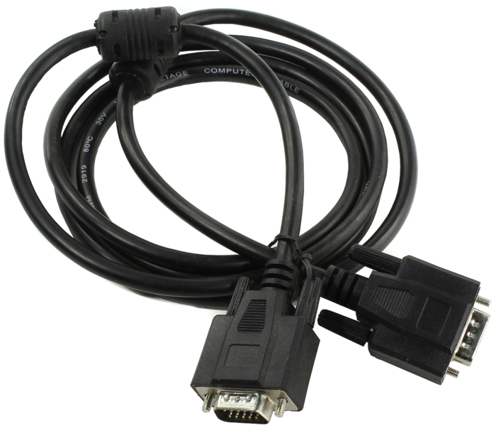 картинка Кабель VGA TV-COM SVGA 1.8m (QCG341AD-1.8M) от магазина КомпьютерЦентр
