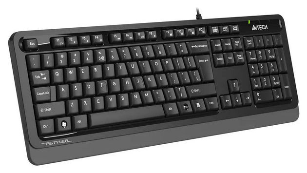 картинка Клавиатура A4tech Fstyler FKS10 Black/ Gray USB от магазина КомпьютерЦентр
