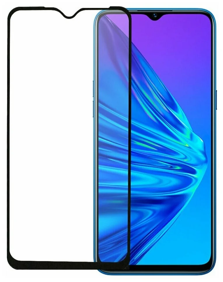 картинка Стекло бронь Realme C25 Black Full OG от магазина КомпьютерЦентр