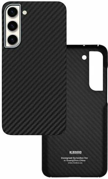 картинка Чехол-накладка K-DOO (KZDOO) KEVLAR для Samsung S23 Ultra черный от магазина КомпьютерЦентр