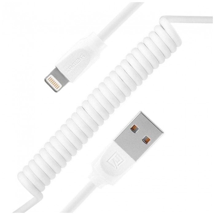 картинка Дата-кабель Remax Data Cable Lightning Radiane Pro Series 2.4A 100cm White (RC-117i White) от магазина КомпьютерЦентр