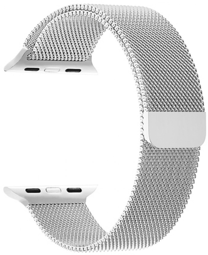 картинка Плетеный стальной ремешок для Apple Watch 42/ 44/ 45/ 49 mm Series 1-9, SE LYAMBDA CAPELLA DS-APM02 2-33-SL Silver от магазина КомпьютерЦентр