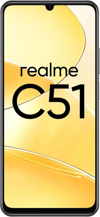 картинка Смартфон Realme C51 (RMX3830) Black 6.74'' 4Gb / 128Gb от магазина КомпьютерЦентр