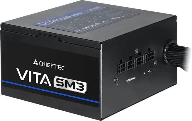 картинка Блок питания Chieftec ATX 750W Vita SM3 BPX-750-C 80+ bronze (20+4pin) APFC 120mm fan 6xSATA RTL от магазина КомпьютерЦентр