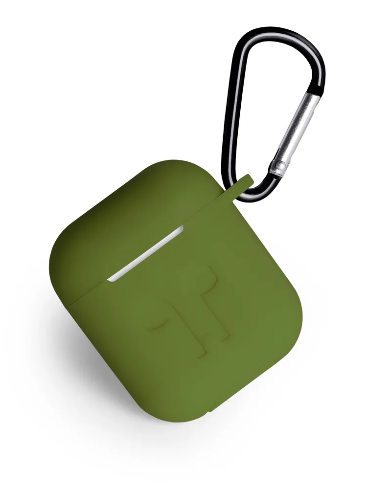 картинка Чехол Gurdini Soft Touch для Apple Airpods/ Airpods 2 Khaki от магазина КомпьютерЦентр