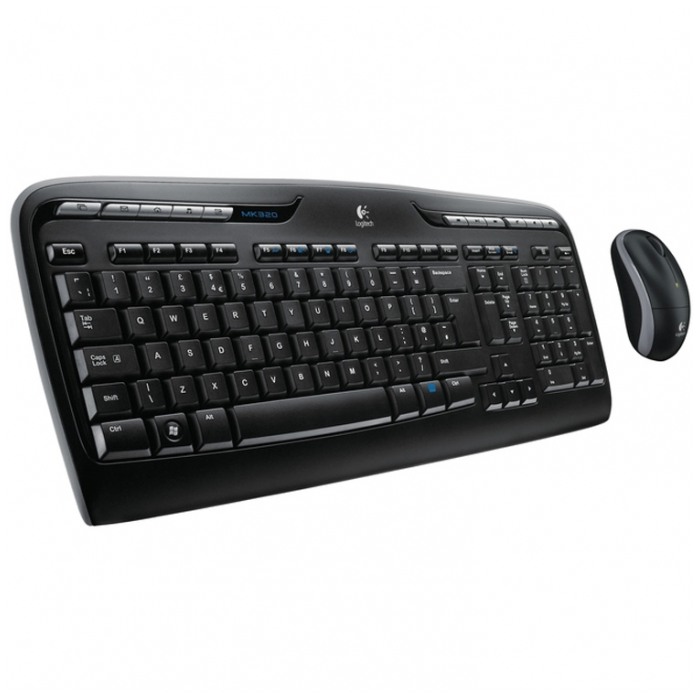 картинка Клавиатура+мышь Logitech MK320 Black Wireless (920-002894) от магазина КомпьютерЦентр
