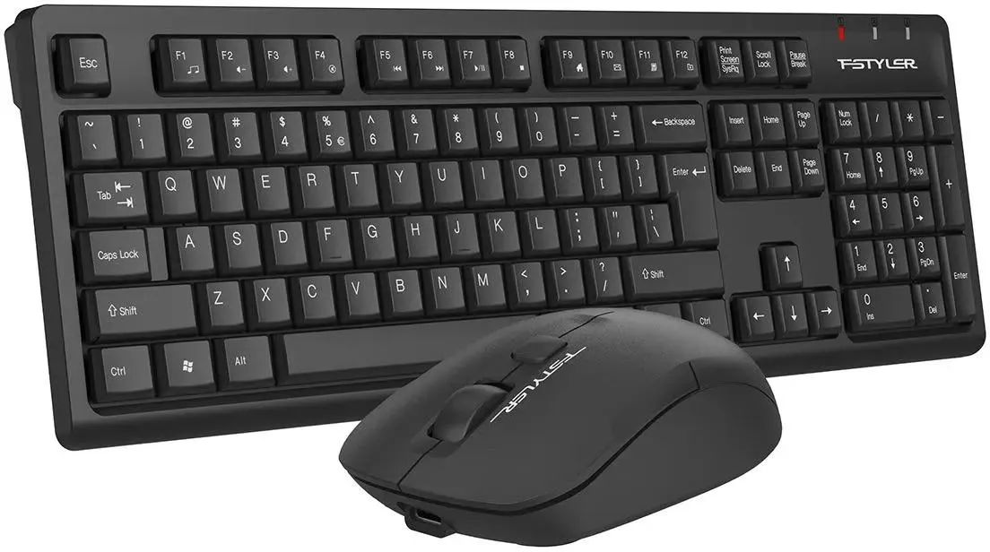 картинка Комплект A4tech Fstyler FG1200S; Wireless Black (FG1200S) от магазина КомпьютерЦентр