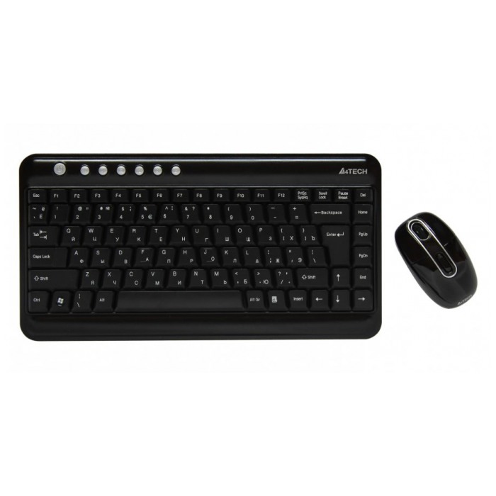 картинка Клавиатура+мышь A4tech G-7600N Wireless Black (G-7600N) от магазина КомпьютерЦентр