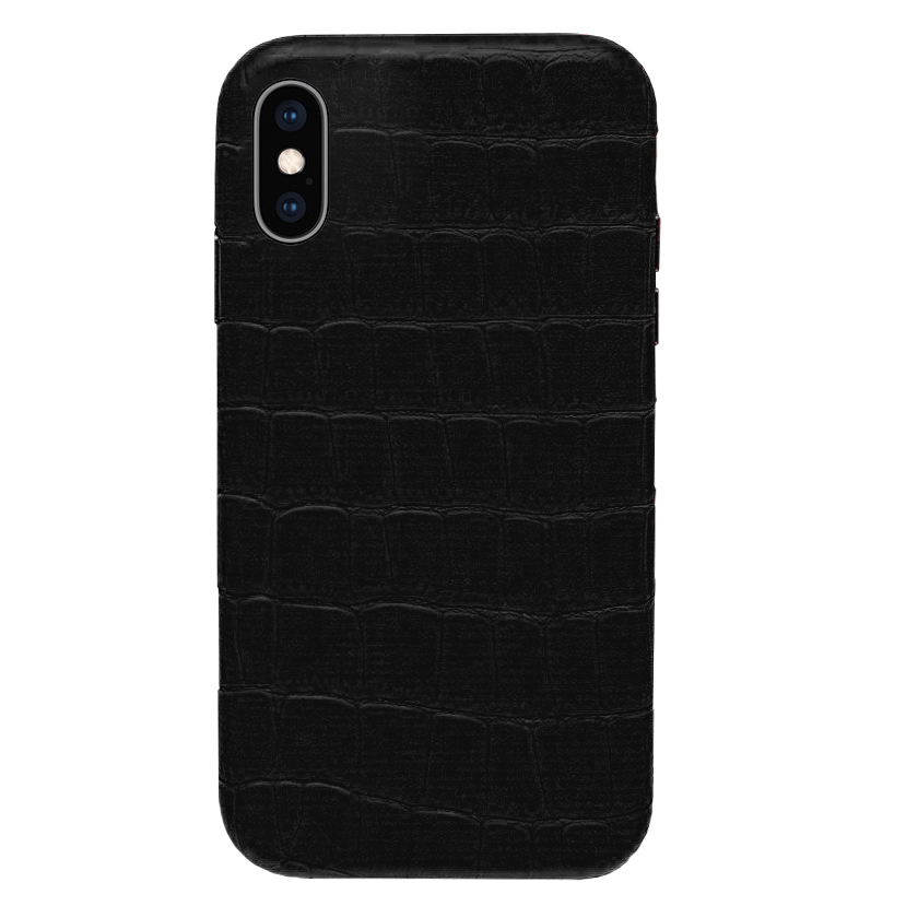 картинка Чехол Crocodile Leather Case for iPhone XS Max Black (Copy) от магазина КомпьютерЦентр